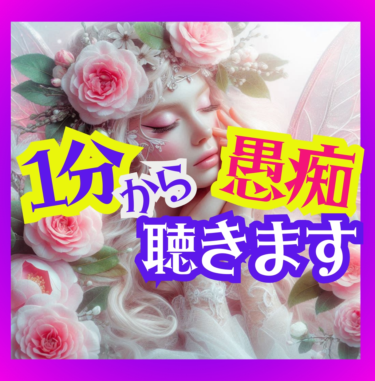 1分から愚痴聞きます、安心します ✨日常のストレスを吐き出して、気持ちをリセットしましょう✨ イメージ1