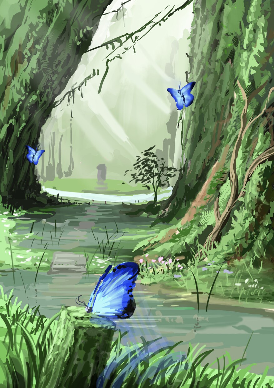 背景イラスト描きます アニメ背景方式であなたの求める理想の背景を制作します イメージ4