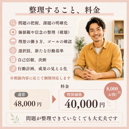 3ヶ月コーチングで「仕事辞めたい」に決着をつけます 元トヨタ人事プロ／元コーチング会社代表が徹底的にサポート イメージ4
