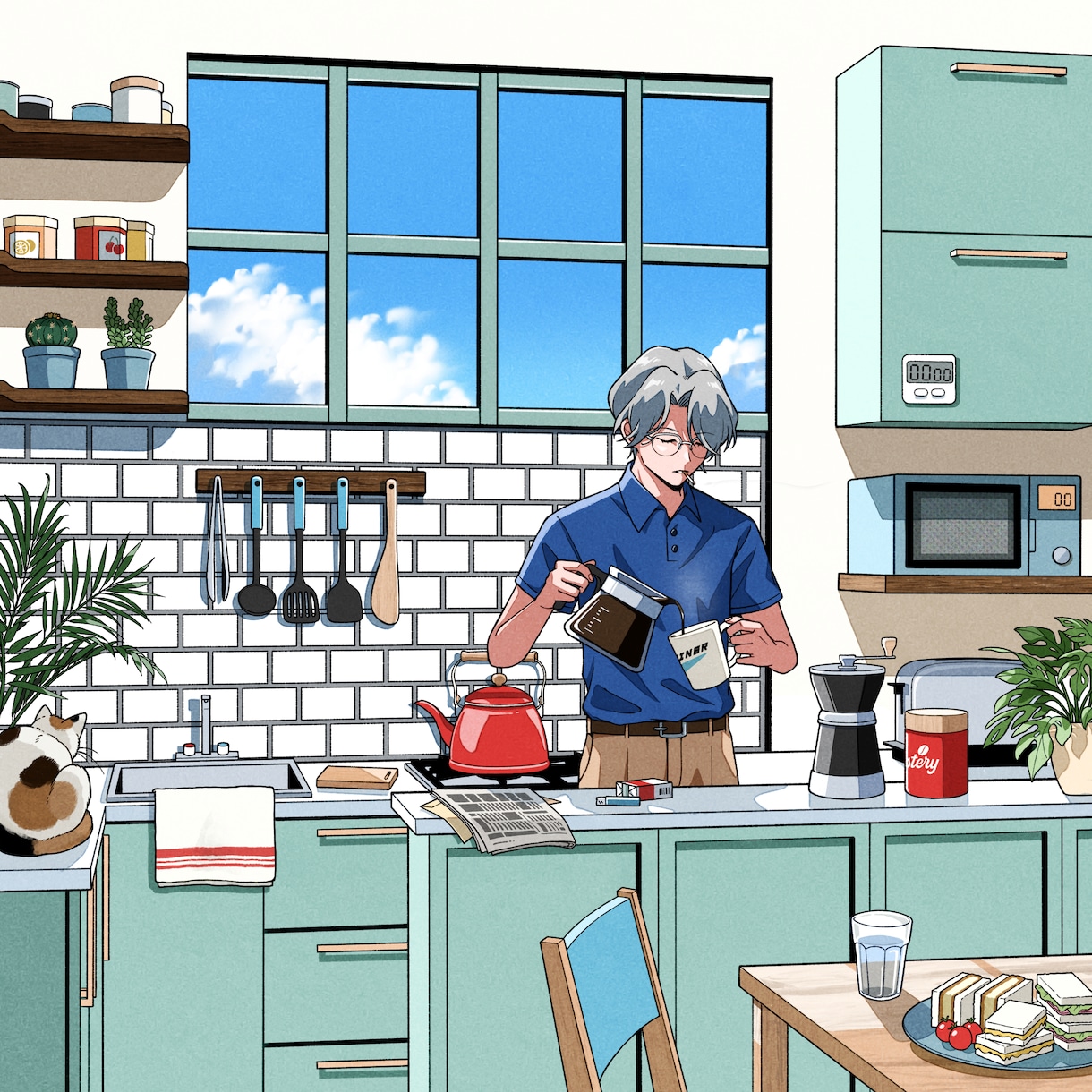 商用/EN OK◎レトロポップなイラスト描きます ◆アイコン・グッズ製作・何でもご相談ください◆ イメージ9