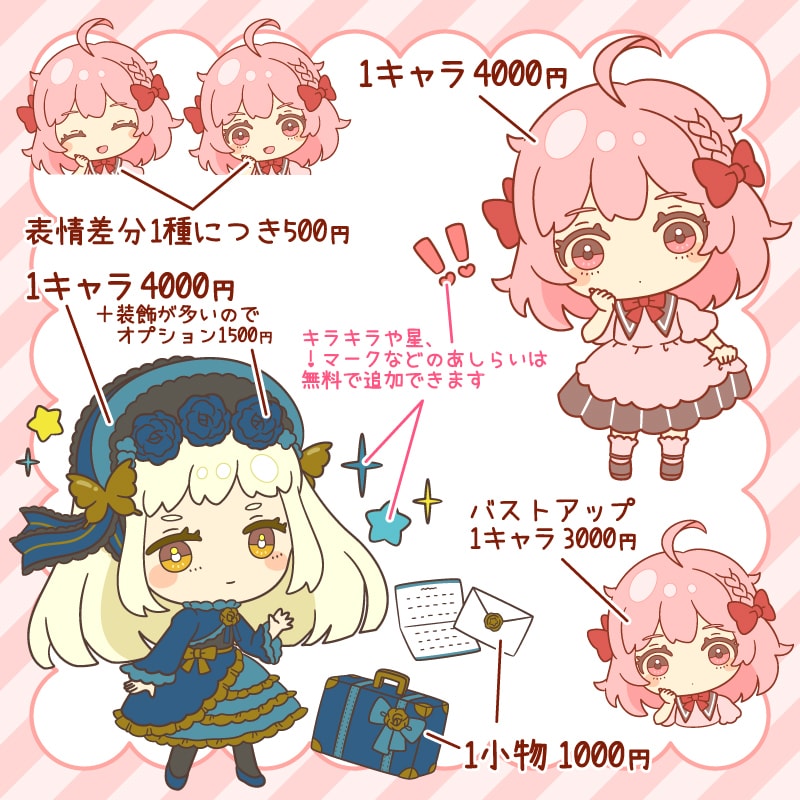 かわいいデフォルメキャラ・小物のイラスト作成します SNSアイコンや動画素材、グッズなどに！ イメージ2