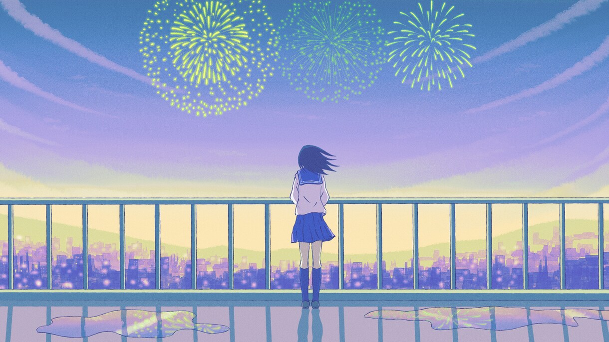 優しい色合いのループアニメーションを制作します MVや配信画面などに合うループアニメーションです！ イメージ1