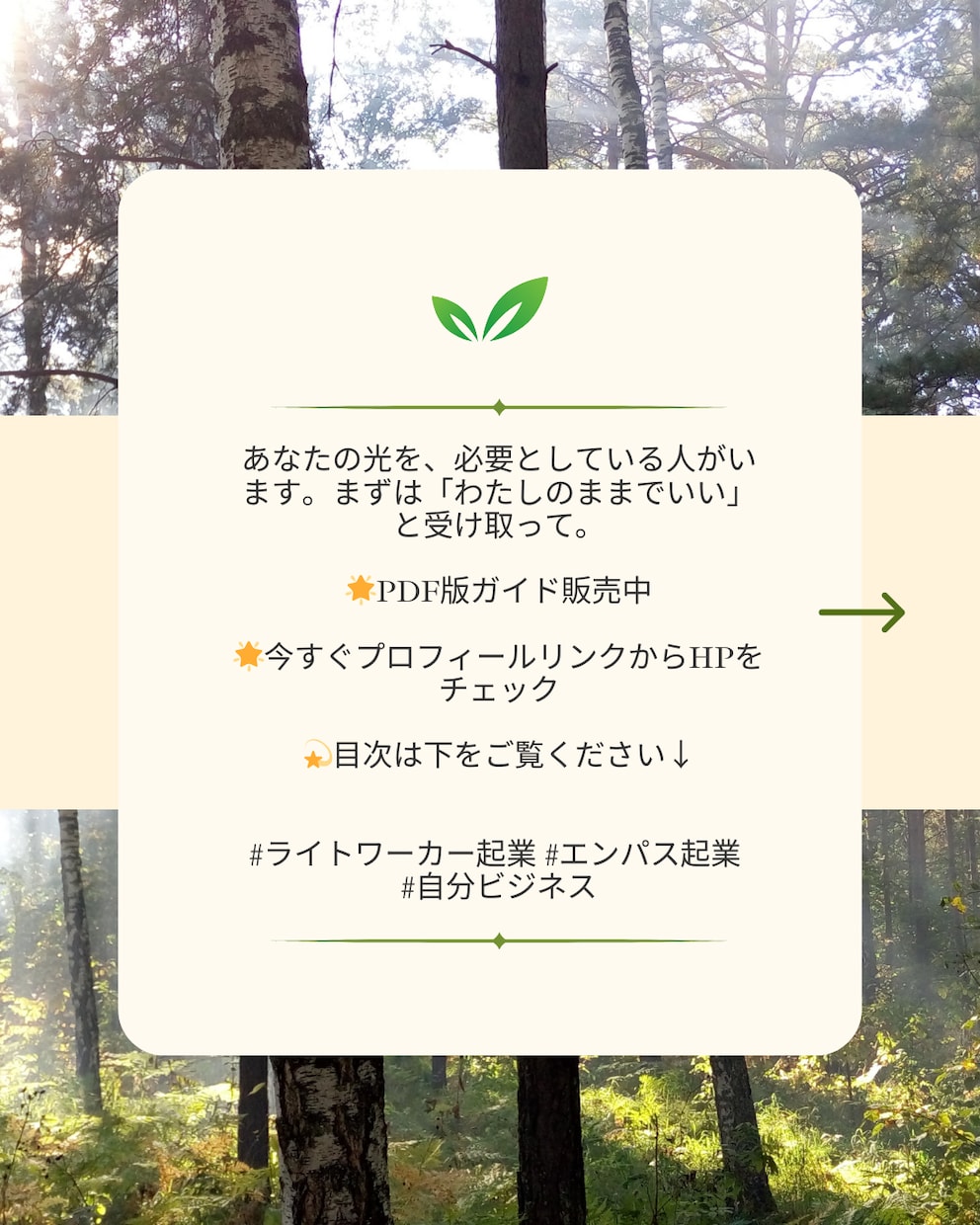 ライトワーカーのための起業ガイドお届けします 他人軸ではなく魂軸で始める。自分のままで、世界とつながる。 イメージ6