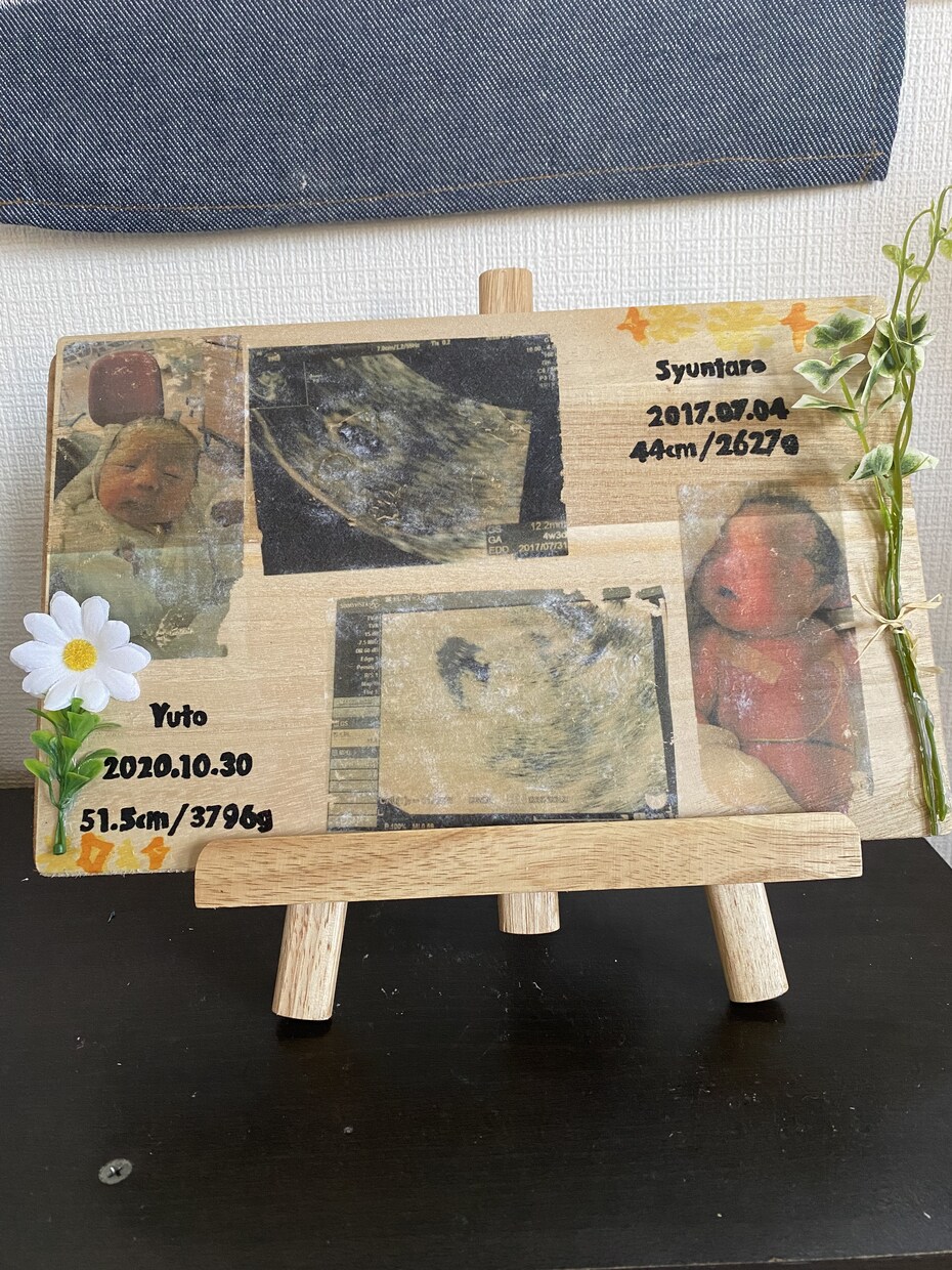 あなたの素敵な想い出を木にプリントさせてもらいます ハンドメイドです手作業にてウッドボードに(転写)します。 イメージ2