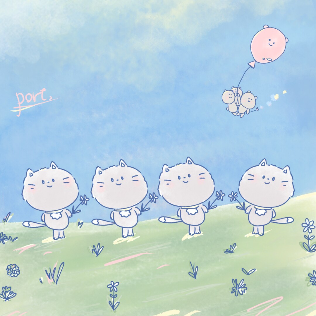 商用OK♩ゆるくて可愛いイラストをお描きします / 個性豊かなオリジナルのキャラクターたちです イメージ7