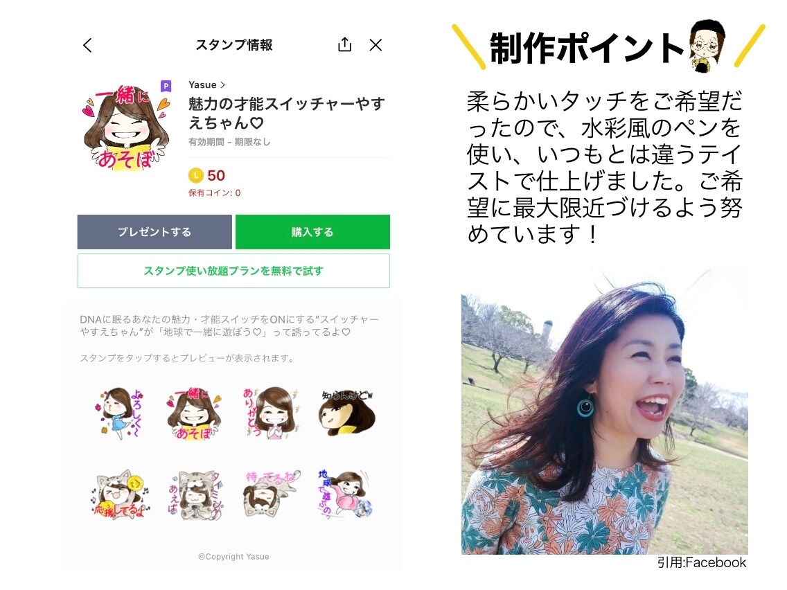似顔絵LINEスタンプ作ります 家族や友達、グループの仲間たちとみんなで使おう！ イメージ5