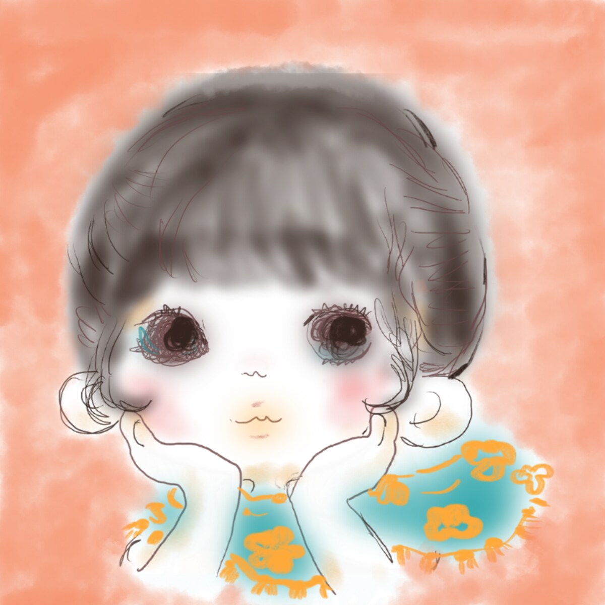 見るたびに幸せになる！似顔絵アイコンお描きします お気に入りの服やアクセ、口癖など、無料追加OK！ イメージ5