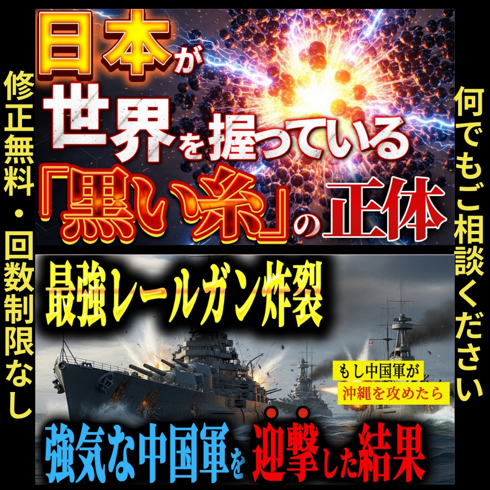 派手なサムネイル制作します 独自の派手な文字スタイルで誰よりも目立つサムネイル イメージ2