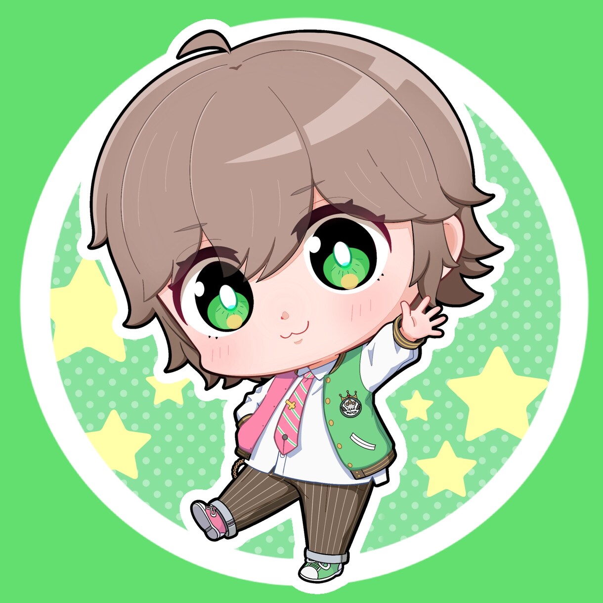 商用OKポップで可愛いSD(ちび)キャラ描きます YouTuberさんなど配信活動などでちびキャラが必要な方へ イメージ3