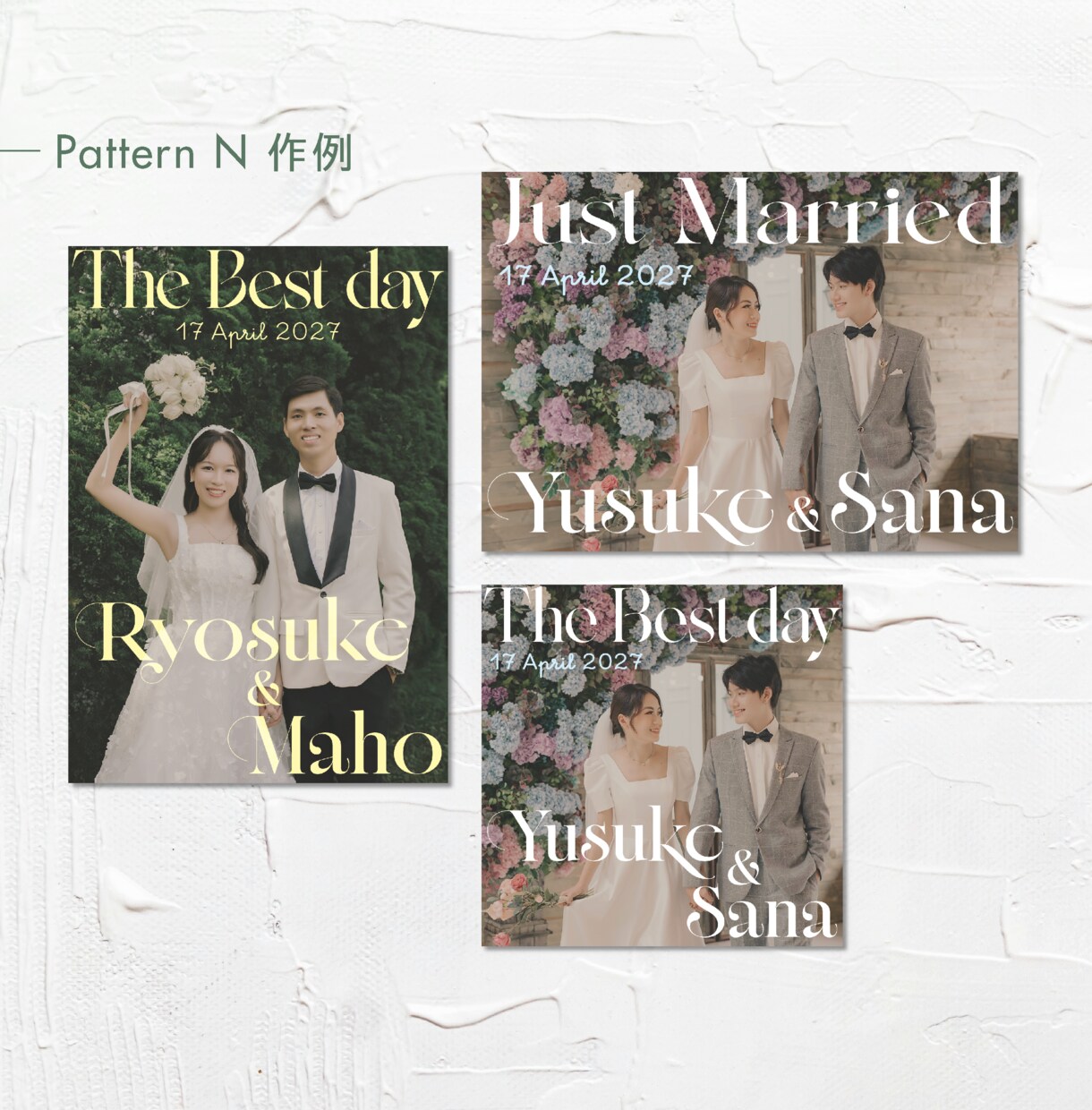 Wedding|ウェルカムポスターデザインします トレンドのウェルカムポスターをセミオーダーでお届けします イメージ8