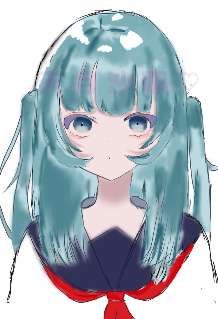 アイコンなどに使える女の子のイラスト描きます あっさりとした可愛い正面の女の子のイラスト描きます！！✨ イメージ1