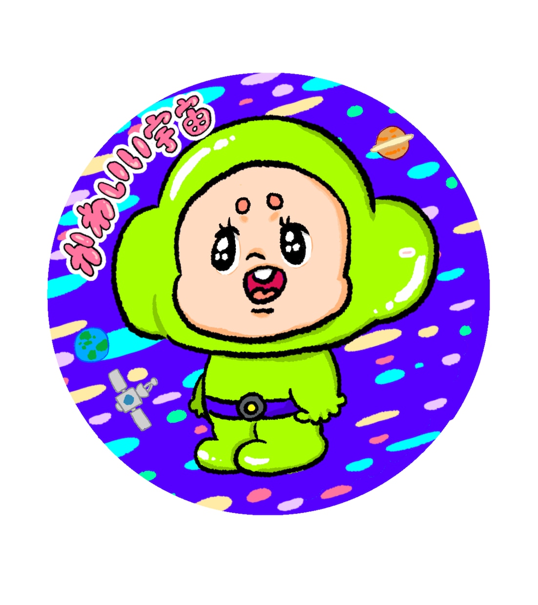 個性爆発！埋もれないポップなイラストお描きします 唯一無二なキャラクターがあなたに代わって広告塔に イメージ1