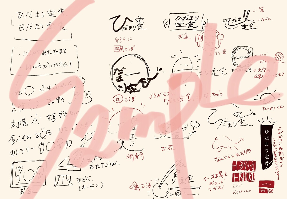 ロゴデザインを【たくさん】提案、【早く】制作します ＊ラフ10案以上から選べるうれしさ！「愛せるか」の追求 イメージ2