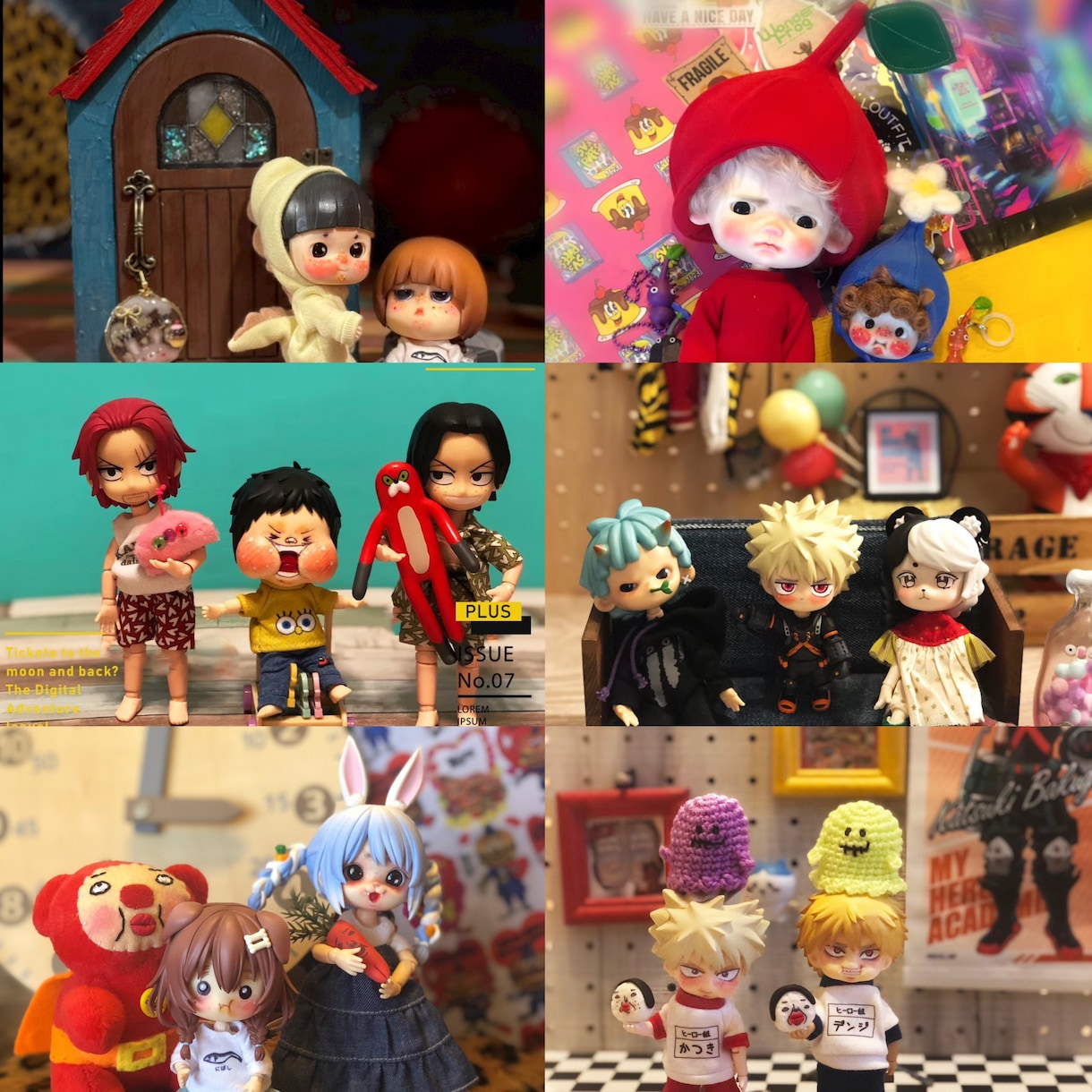 世界に1人だけの【推しフィギュア顔パーツ】作ります 自分フィギュアも作って同じ空間に爆誕！！ イメージ10