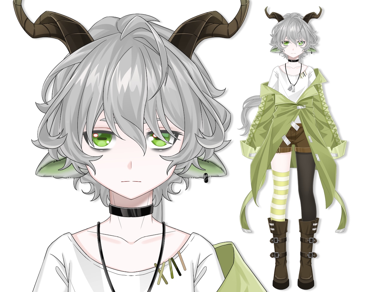 男性Vtuber向け高品質デビューモデル制作します 企業実績多数・修正無制限・高品質 イメージ10