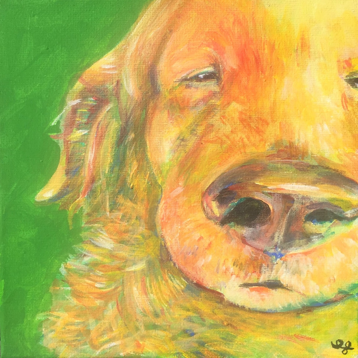 あなたのペット&お好きな動物のお顔描きます 海外路上絵描き経験有。愛情込めて描きます。(送料込) イメージ4