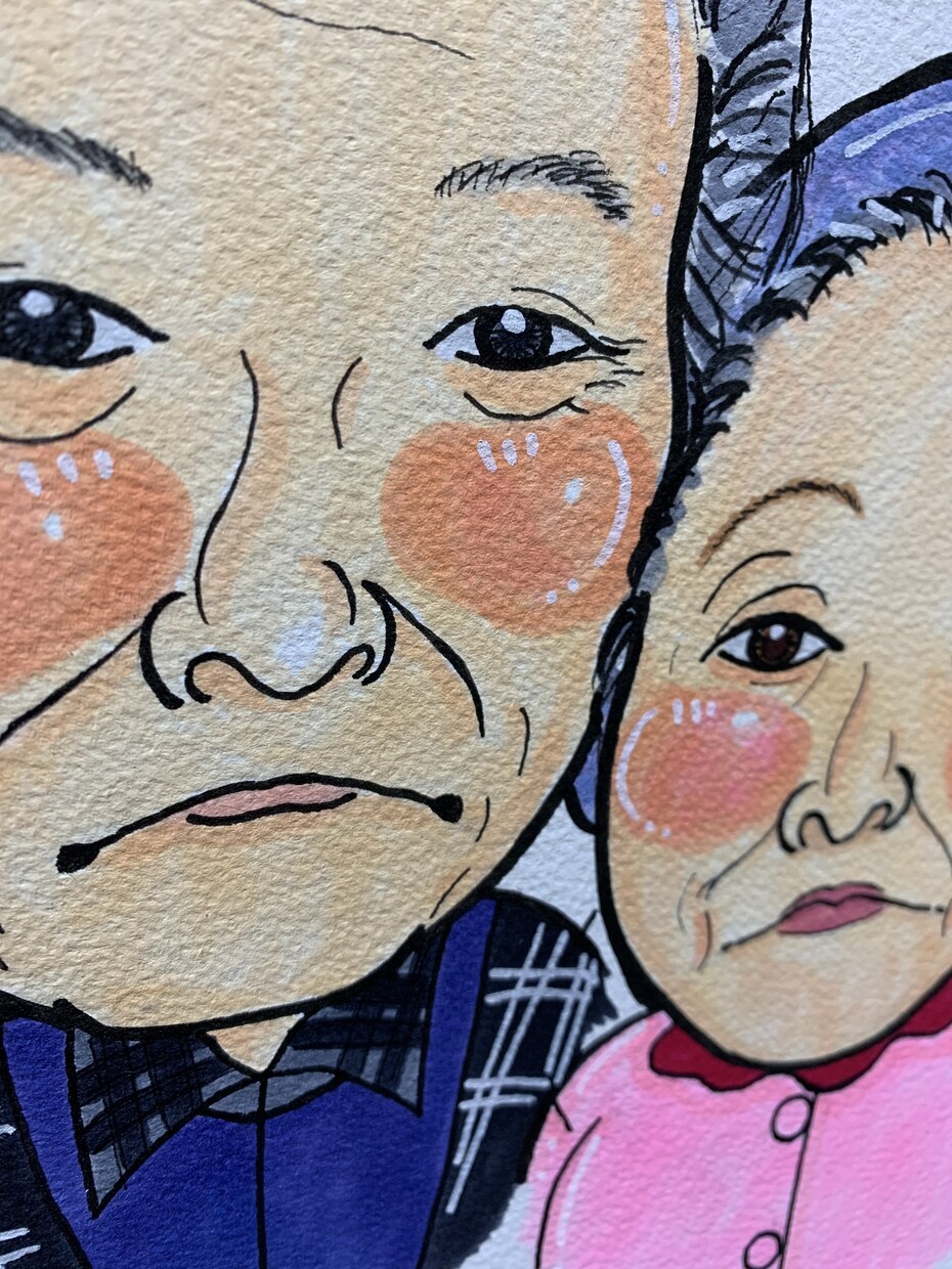 3000円〜笑顔溢れる似顔絵お描きします 大好きな人への誕生日やウェルカムボートなどのプレゼントに！ イメージ6