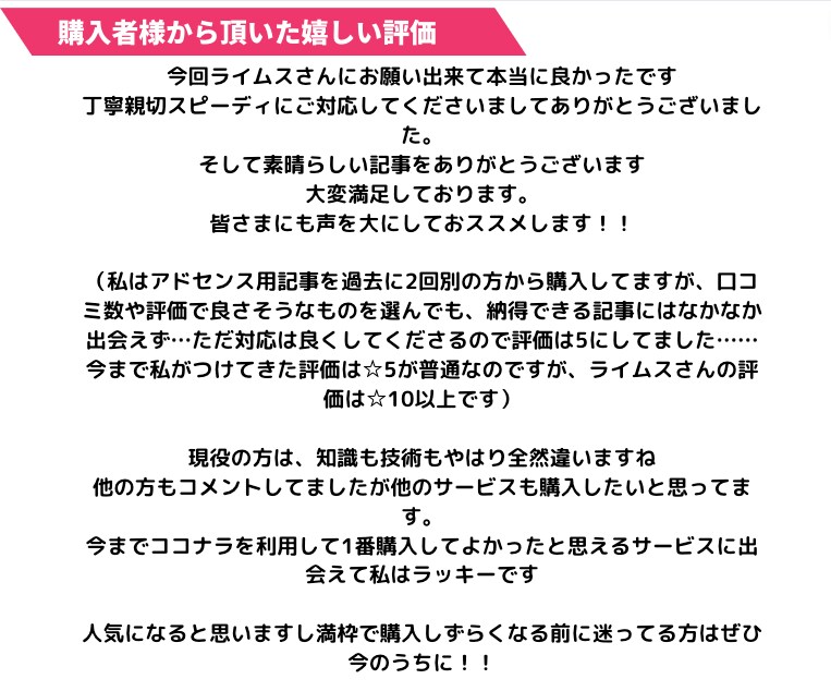 アドセンス申請用の質の高い記事を10記事作成します ワードプレスに『画像付き』で『直接記事を入稿』します！ イメージ4