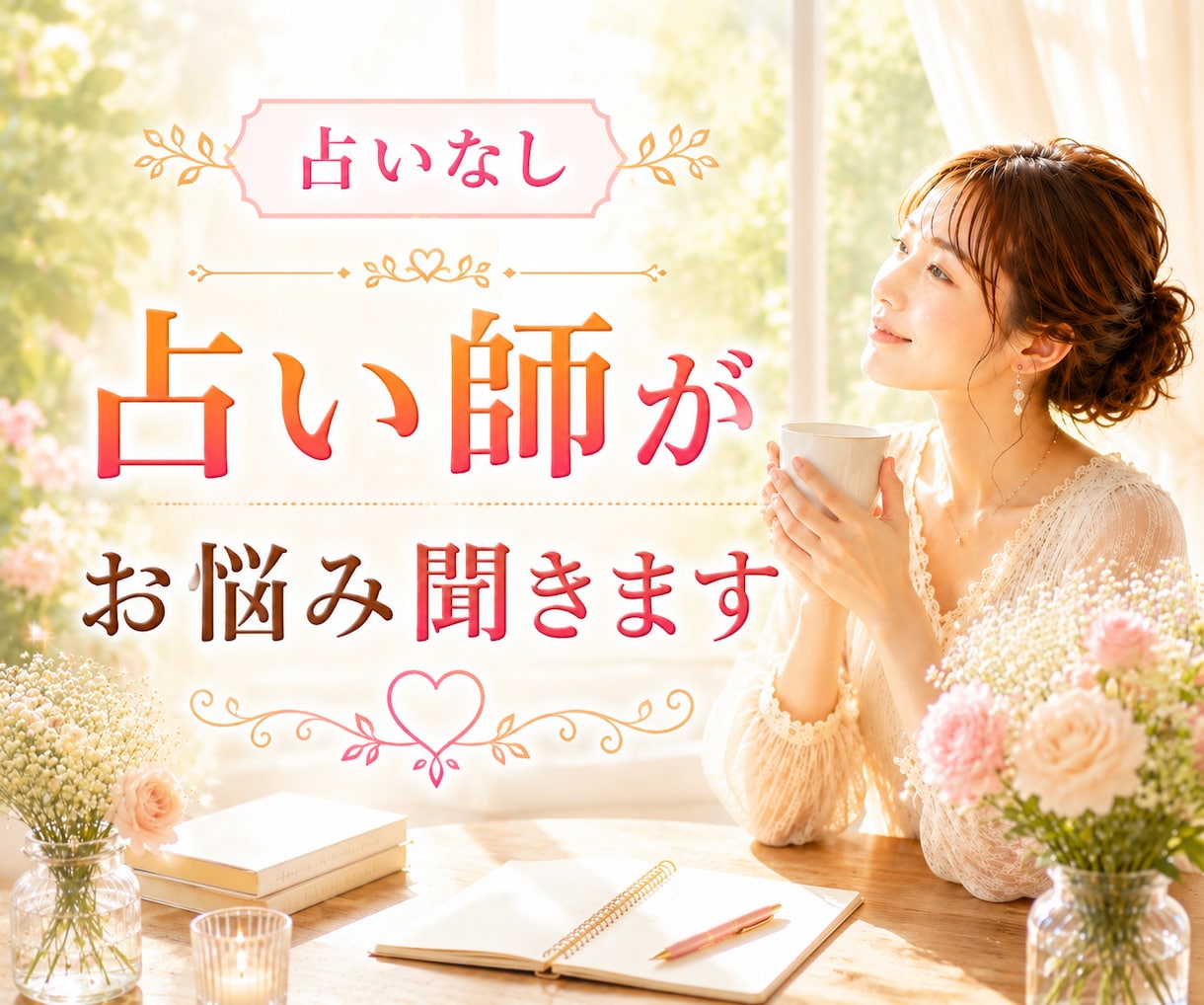 占い師が占いをせずにあなたのお話をお聞きします 愚痴・人間関係・恋愛・仕事・夫婦・子育て・秘密・雑談OK イメージ1