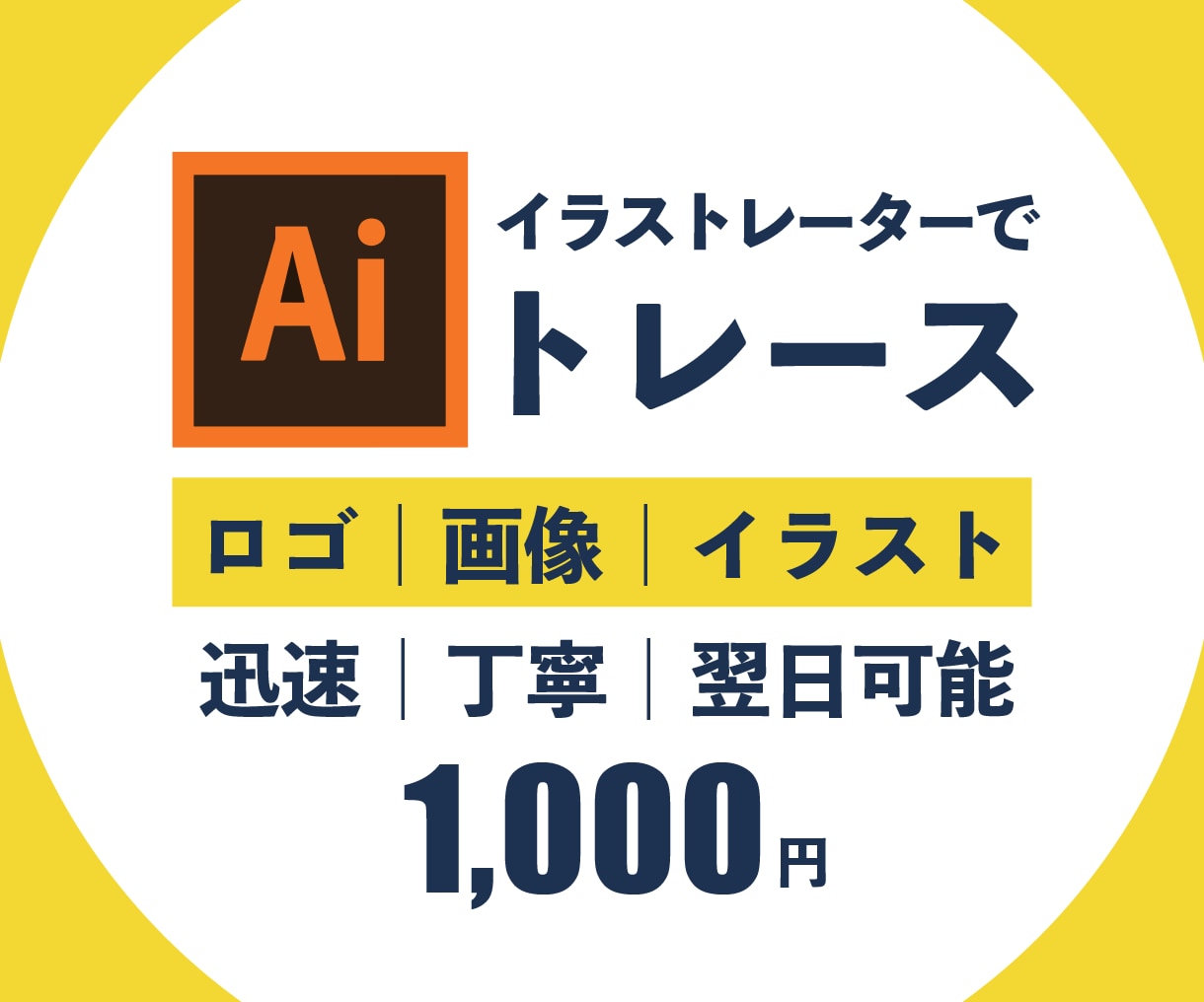 手書きイラストや画像のAiデータをお作りします 迅速・丁寧にトレースいたします イメージ1
