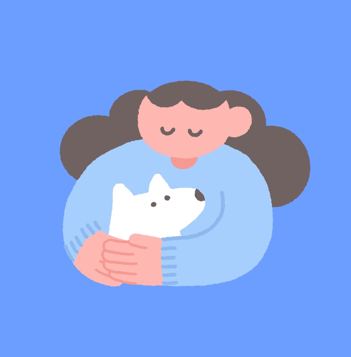 ゆるふわ♡ペットとあなたのアイコンイラスト描きます インスタなどSNSプロフに！シンプルなデフォルメイラスト イメージ7