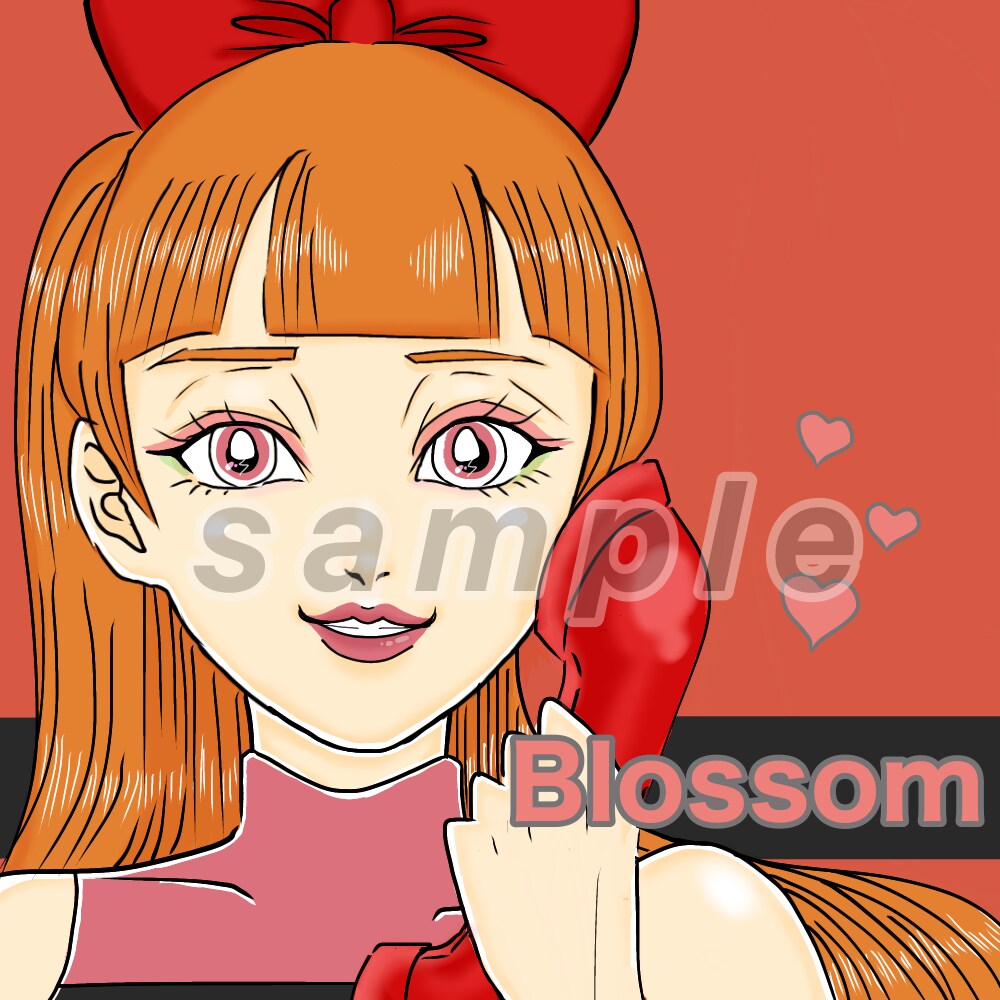 ガールズイラストアイコンお作りします 外国ガールズ　アメコミ　おしゃれ　オリジナル　キャラクター風 イメージ2