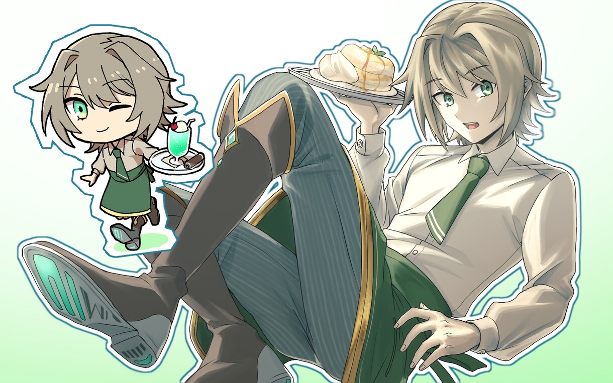 商用可＊お望みのキャライラスト制作承ります 自分のキャラのイラストやTRPG用等の立ち絵が欲しい方に！ イメージ5