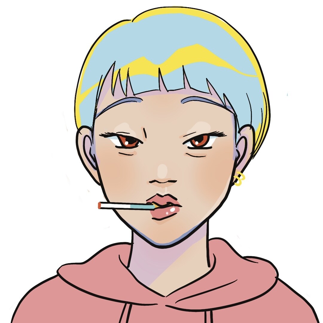 正面似顔絵アイコンお絵描きします なる早でご対応！ちょいマンガっぽい似顔絵アイコン！ イメージ3