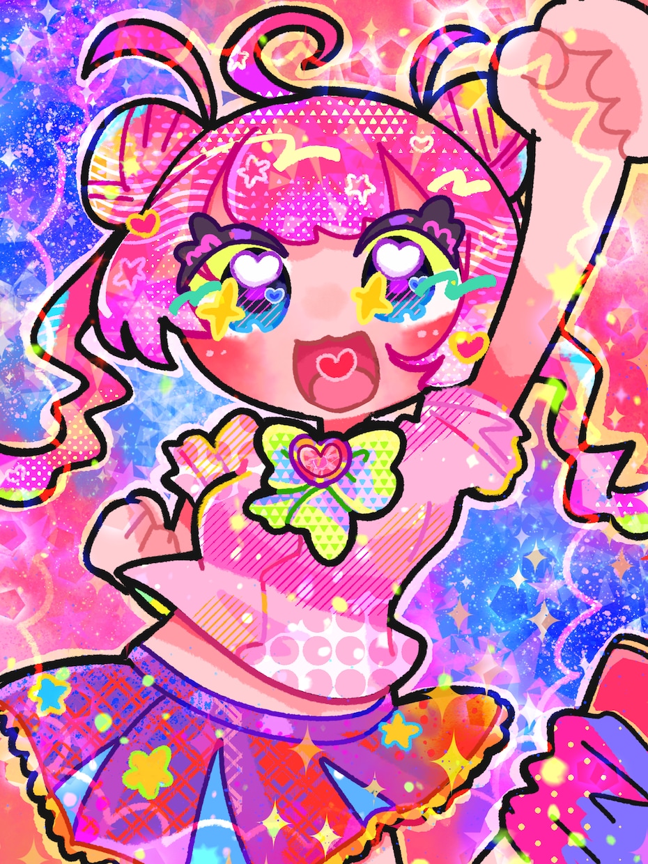 インパクト大！かわいい！イラストを描きます 元気でかわいい女の子のイラストを描くのが得意です！ イメージ4
