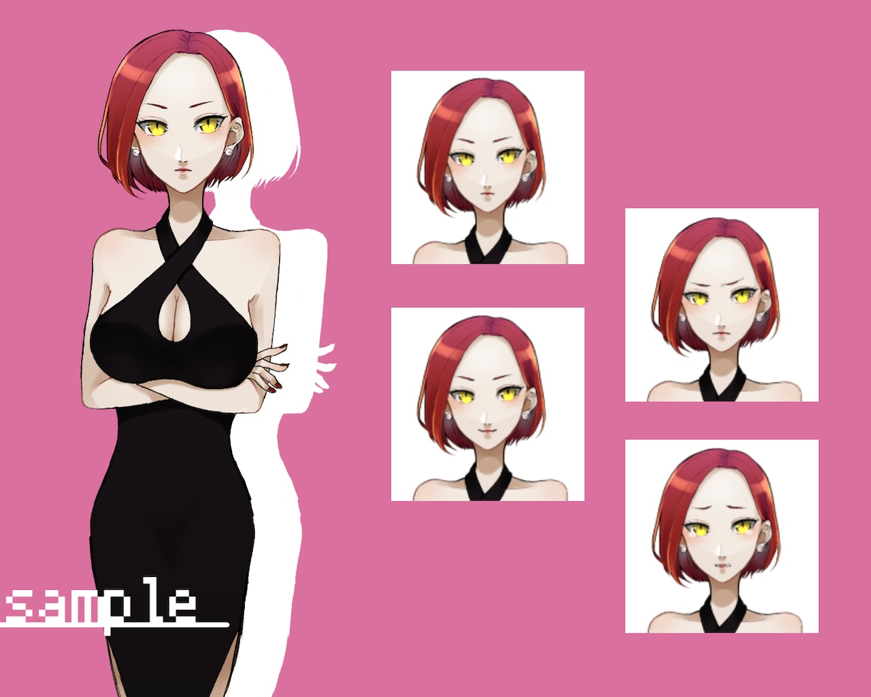 ゲーム・ＴＲＰＧの立ち絵イラスト描きます ゲームやTRPG、動画等に使用できる立ち絵制作 イメージ2