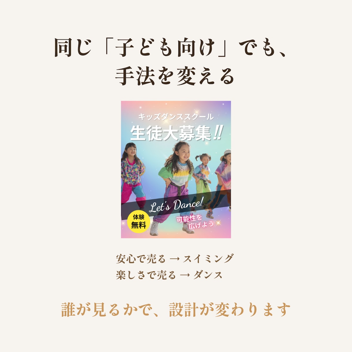 クリックされる理由から考えたバナーを制作します 教室・スクール・習い事｜保護者に届く1枚を イメージ4