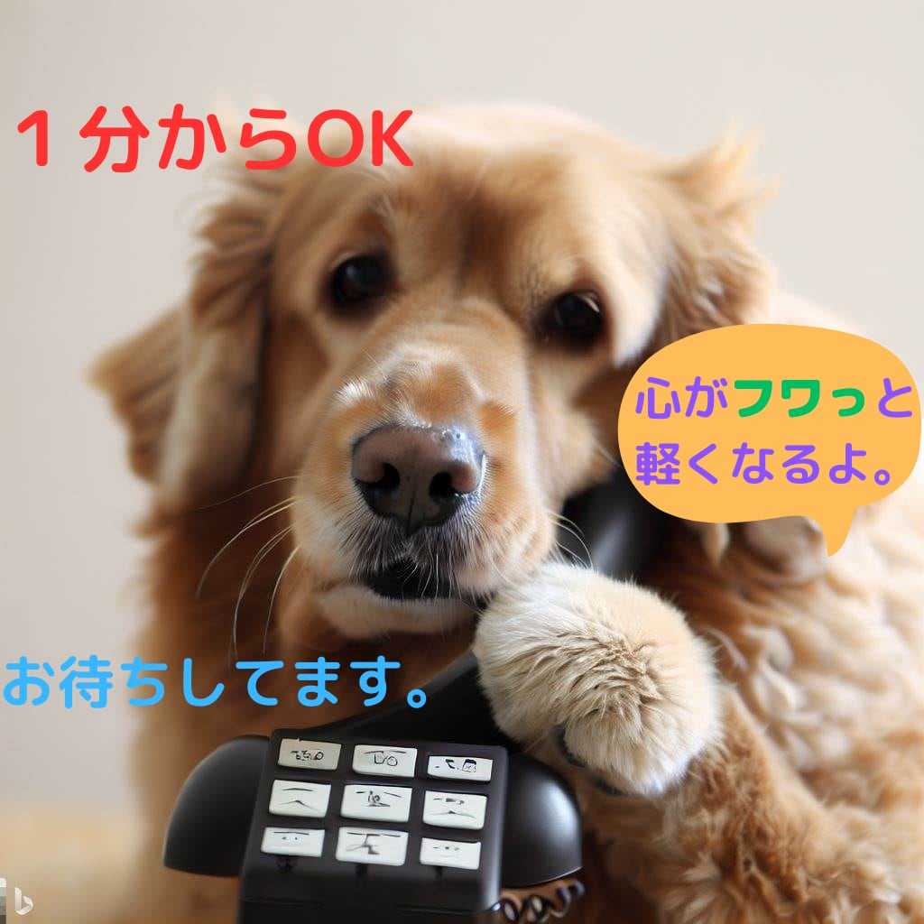 悩み、愚痴の吐出し。喜びの共有。秘密厳守します 気軽な話し相手、あなたのそばに。 イメージ1