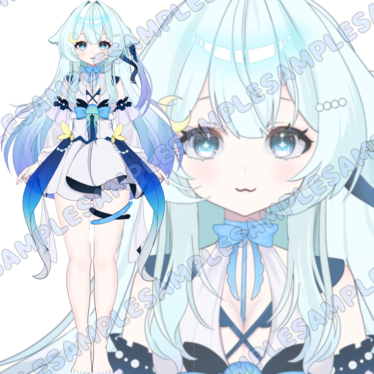キャラクターデザインLive2Dモデル制作承ります 2名様限定！1枚絵or表情差分3つ無料でプレゼント！ イメージ3