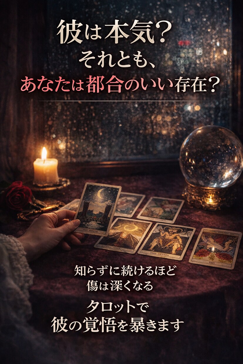 複雑な関係どう向き合うべきか占います もう限界な恋に必要な選択をする イメージ2
