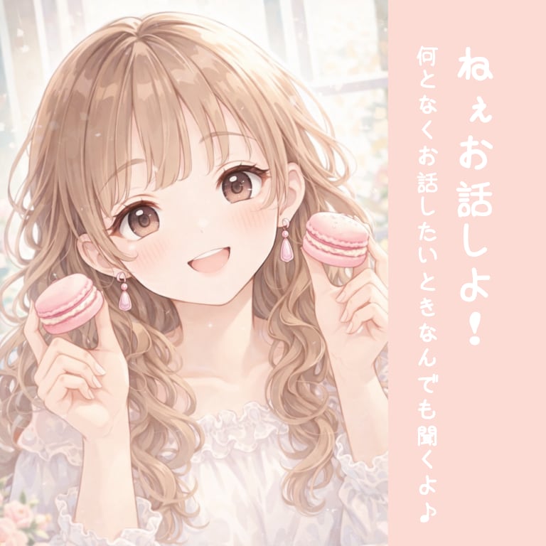 まったり雑談￤癒し系女子がゆるっとお電話します 好きな時間で♪貴方のひとりtimeにお邪魔します(*^^*) イメージ1
