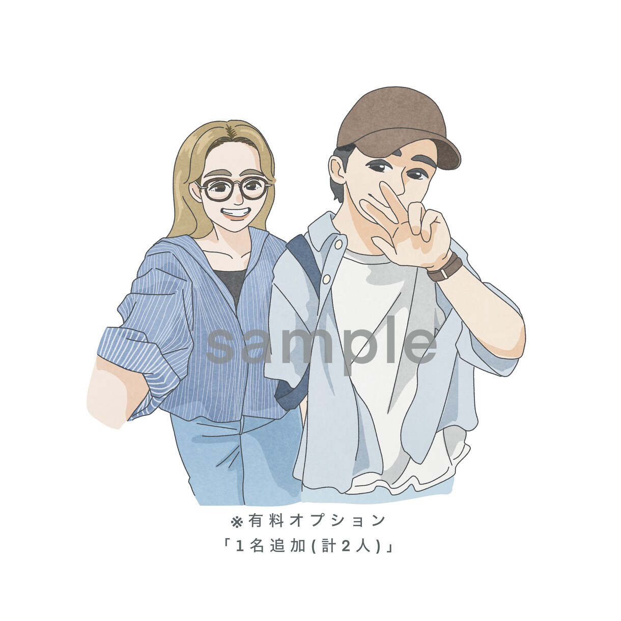 お写真をもとに似顔絵を描きます SNSのアイコン、思い出をイラストで残したい！ イメージ7