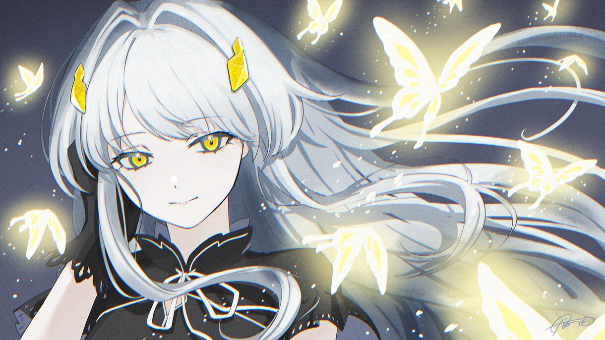 スチル風/キャラクターメインの一枚絵を描きます 背景もしっかり描写＊キービジュアル・グッズ・サムネイルなどに イメージ4