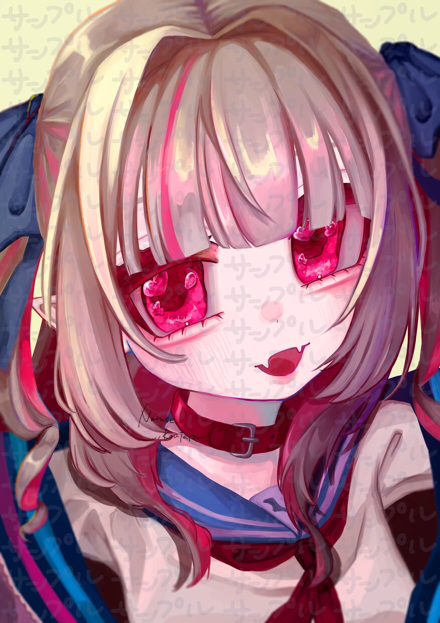彩度高め・病みかわいい個性派SNSアイコン描きます 相談のみ可能！お気軽にDMにてご相談ください イメージ9