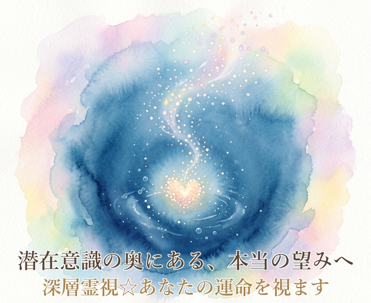 深層霊視☆あなたの運命を視ます 仕事運・宿命など人生全般を深層霊視で見通し導きます イメージ7
