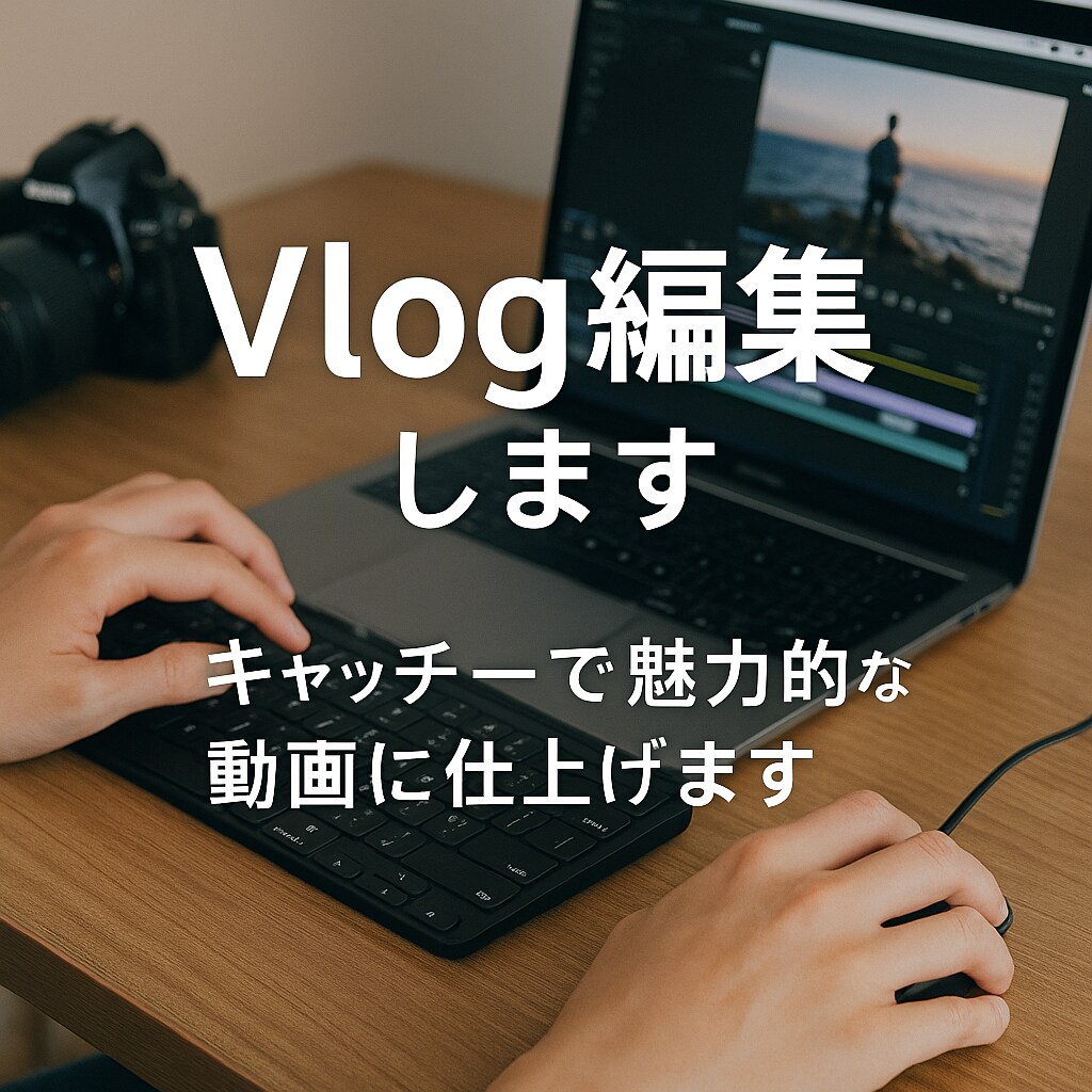 Vlogを中心に動画編集をします 日常をもっと可愛く切り取ります イメージ1