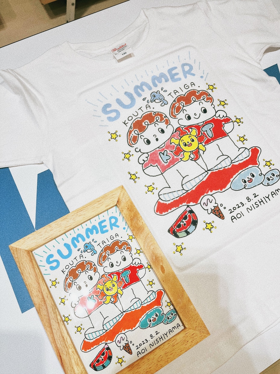 記念日等の贈り物に!額付き似顔絵を描きます 「福岡PARCO」でも活躍中のイラストレーター。 イメージ6