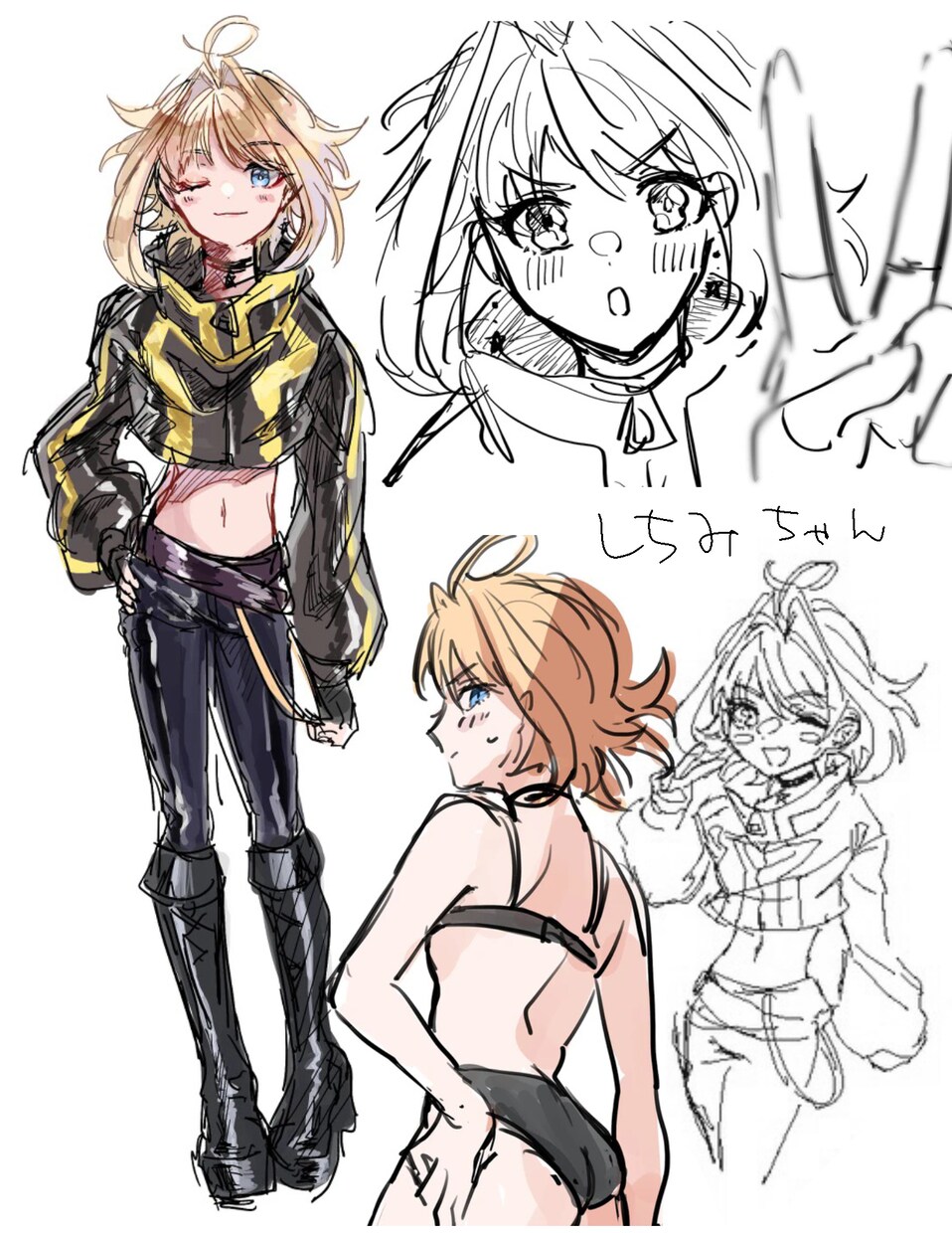 イラスト描きます！アイコン　1枚絵等　受け付けます 独特の世界観の絵を描きます　病み系で可愛い子が好きです イメージ3
