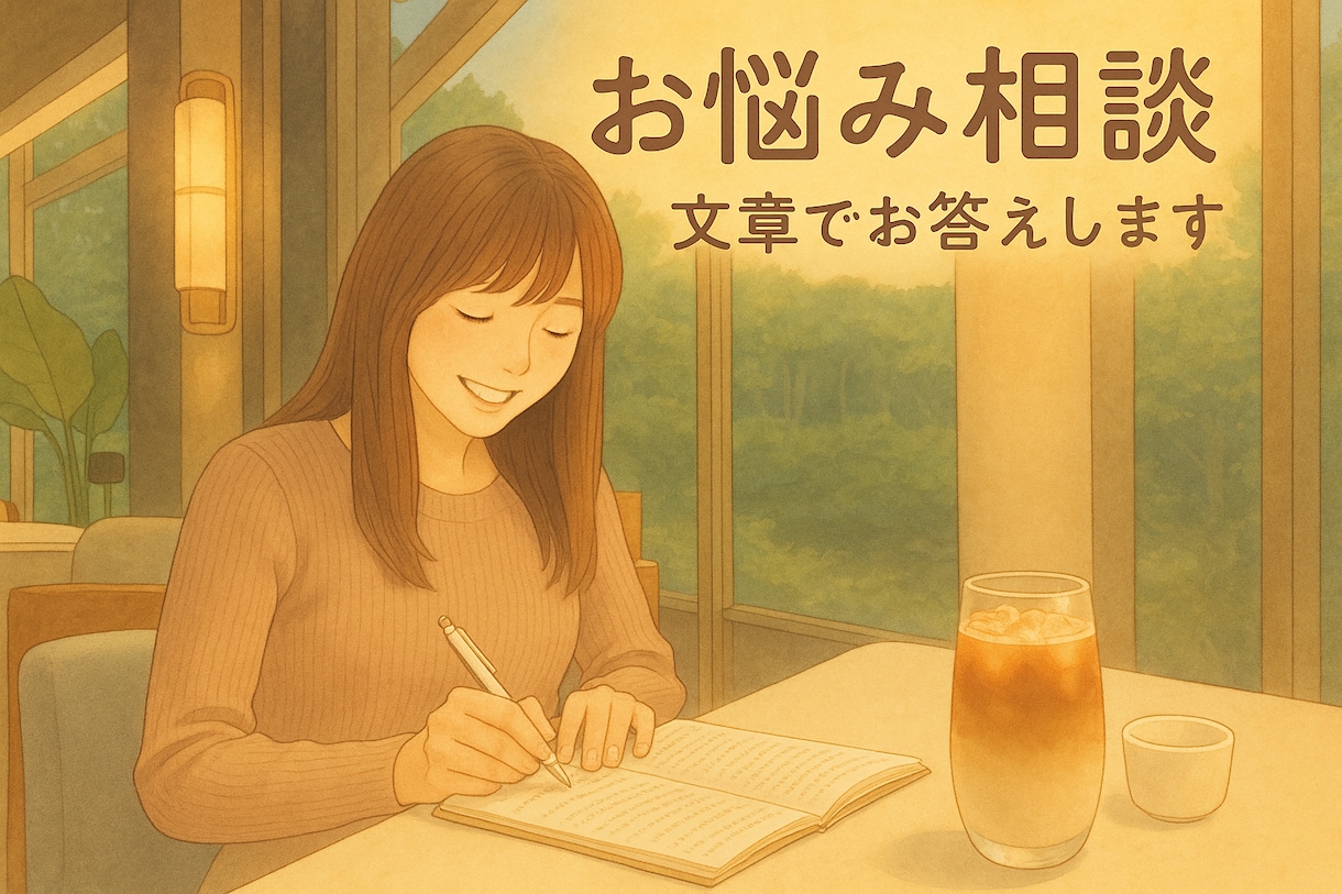 あなたのお悩みに心を込めた文章でお答えします 心がホッとするお守りのようなメッセージをお届け イメージ1