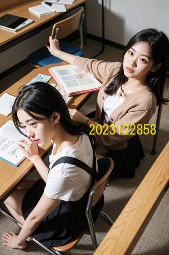 AIで作成した教室で勉強する女子高生写真販売します 実写では撮影、商用利用が難しい教室で勉強する女子高生写真販売 イメージ9