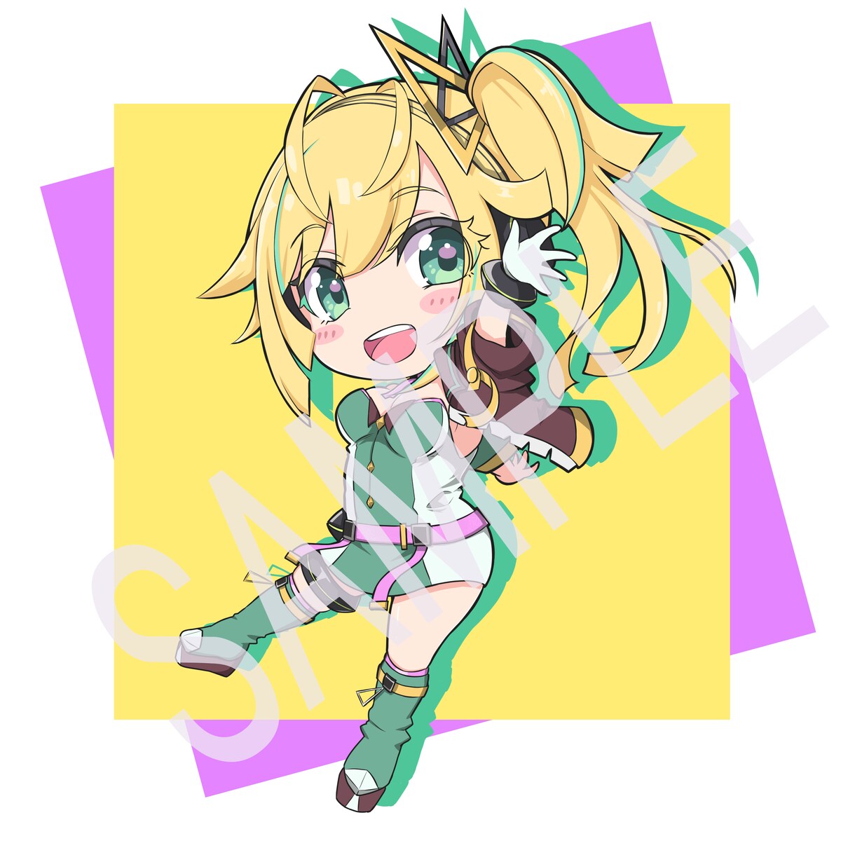 SDキャラクターイラスト制作いたします 可愛いデフォルメキャラのイラストを制作します！！ イメージ1