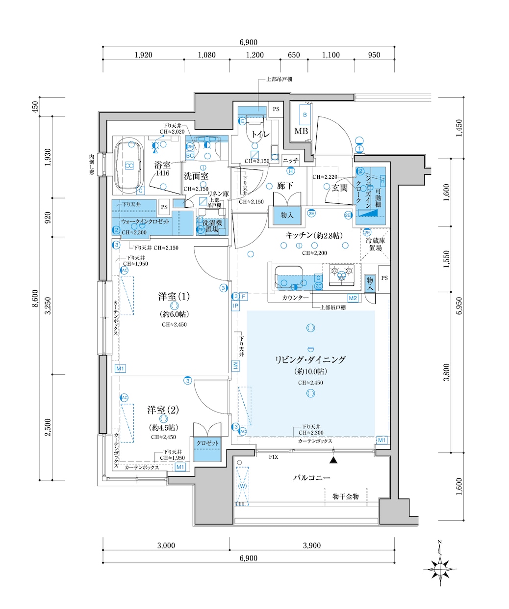 不動産広告に使用できる平面図・交通案内を作成します 賃貸募集広告、民泊リスティングなどにオススメ！ イメージ5
