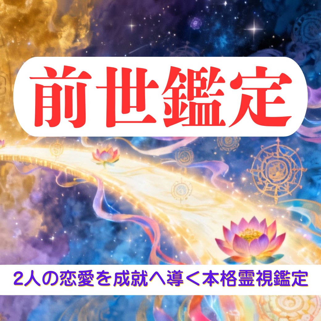 前世鑑定で魂の記憶からあの人との最良の未来を視ます ツインレイ？ソウルメイト？2人の恋愛を成就へ導く本格霊視鑑定 イメージ1
