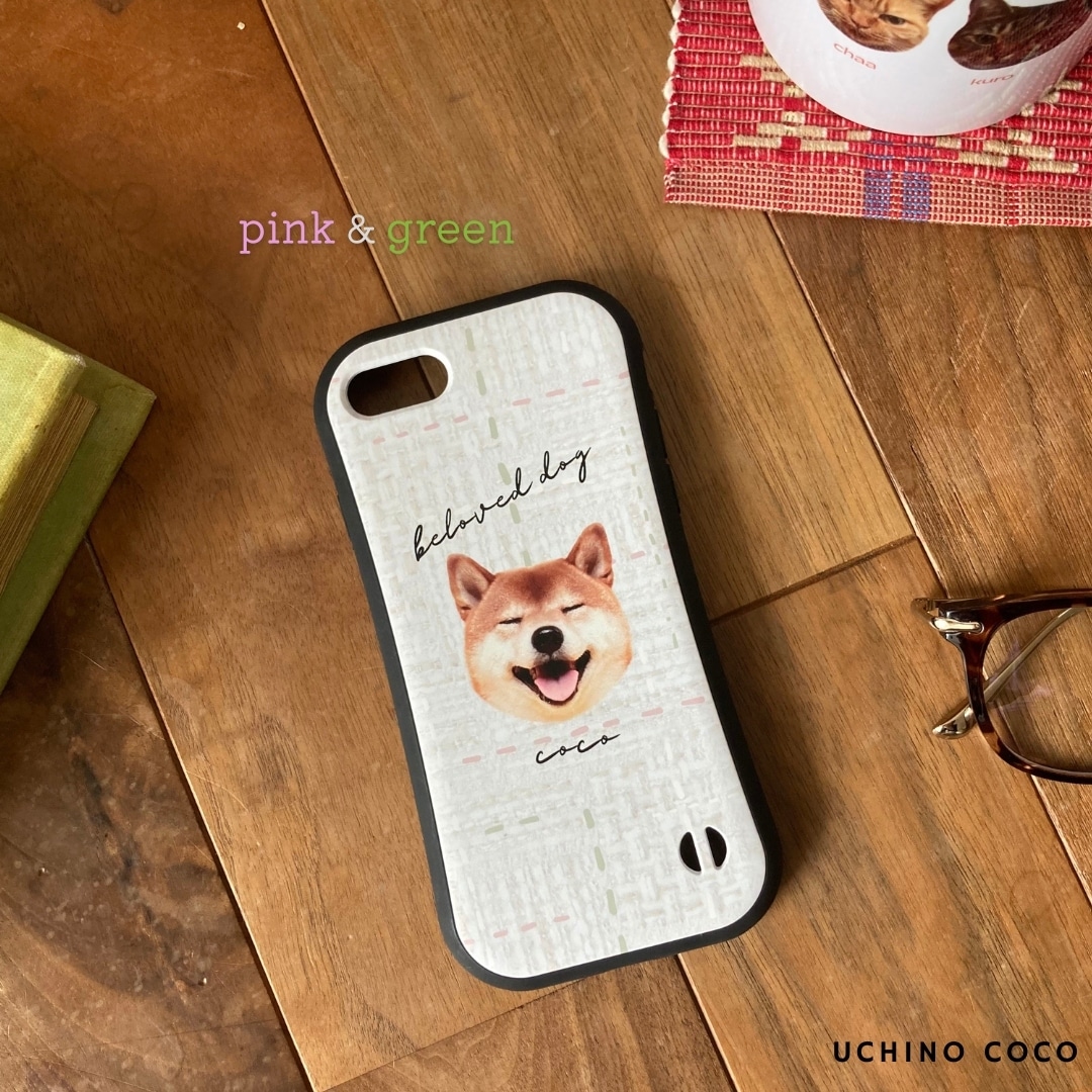 うちの子のお写真でiphonecaseを作成します 耐久性も抜群のグリップiphoneスマホケース＊ イメージ7
