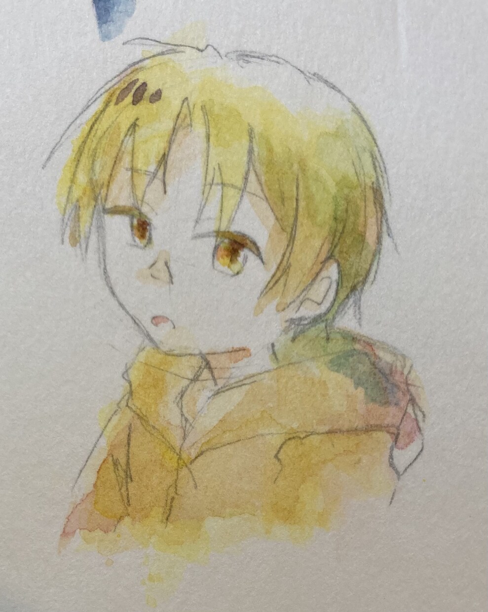 アナログのアイコン描きます 最短1日！一色をベースに水彩で人物を描きます♪ イメージ3