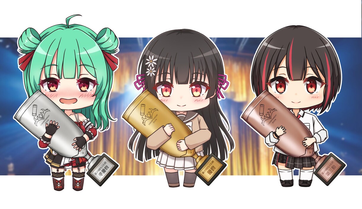 Eスポーツや催物の景品等のイラスト制作します 大会主催者様向け★ 景品・プレゼント制作サービス イメージ1